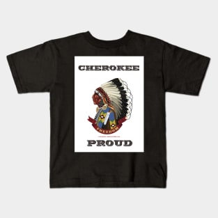 Cherokee Proud, The Binay Tribe Kids T-Shirt